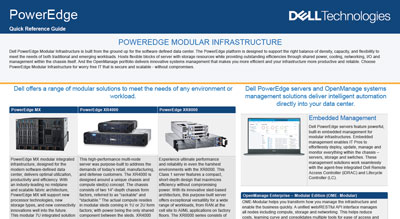 PowerEdge modular reference guide thumbnail
