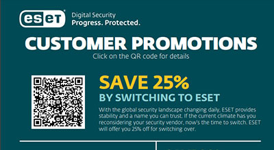 Save big with ESET customer promotions thumbnail