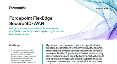 Forcepoint FlexEdge Secure SD-WAN thumbnail