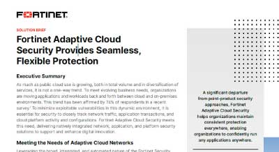 Fortinet Adaptive Cloud Security thumbnail