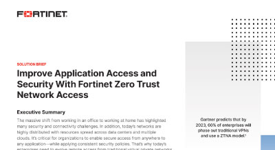 Improve Application Access and Security With Fortinet ZTNA thumbnail