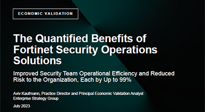 Economic Validation The Quantified Benefits of Fortinet Security Operations Solutions thumbnail
