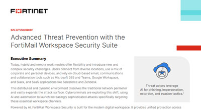 Advanced threat Prevention with the FortiMail Workspace Suite thumbnail