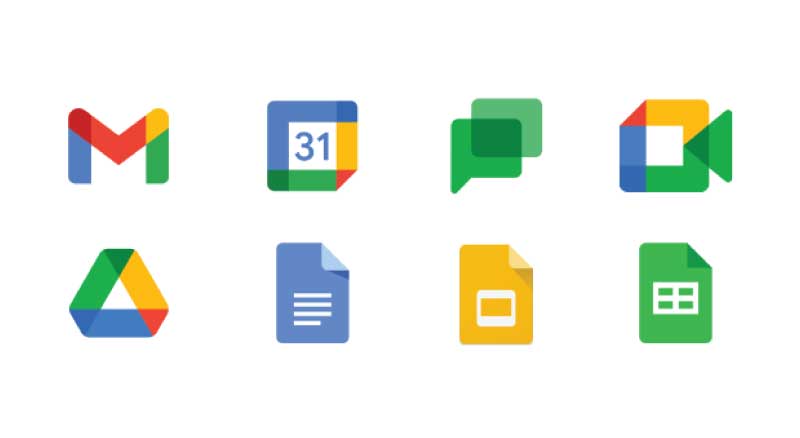 Different google apps