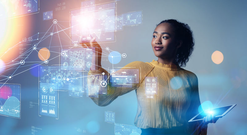 Digital transformation concept