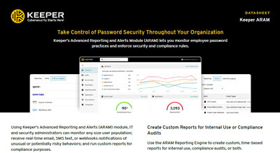 Keeper Advanced Reporting and Alerts Module thumbnail