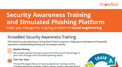 Security awareness training and simulated phishing platform thumbnail
