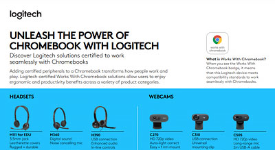 Logitech certified Chromebook solutions thumbnail