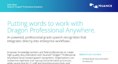 Dragon Professional Anywhere