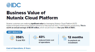 Business Value of Nutanix Cloud Platform