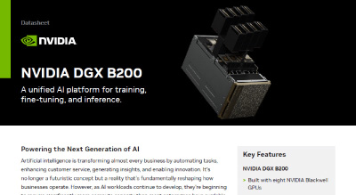 NVIDIA DGX B200 System thumbnail
