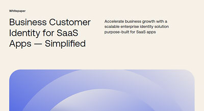 Business customer identity for SaaS apps thumbnail