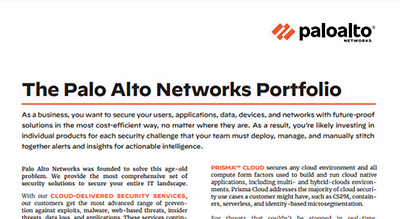 The Power of Palo Alto Networks Portfolio
