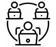Information Access and Digital Forms Icon