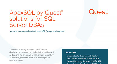ApexSQL – SQL Server Management Tool for Developers and DBAs thumbnail