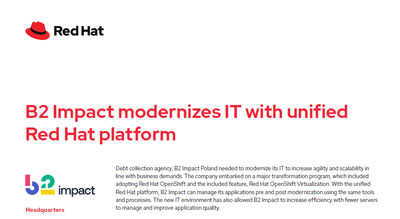 B2 Impact unifies application management with Red Hat thumbnail