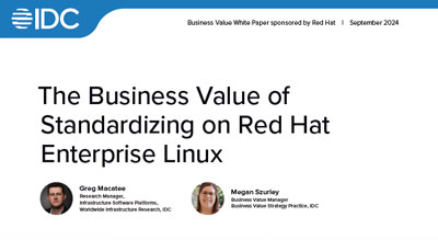 The business value of standardizing on Red Hat Enterprise Linux thumbnail