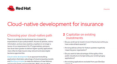 Cloud native development for insurance thumbnail