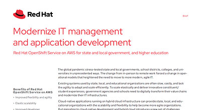Modernize IT management and application development thumbnail