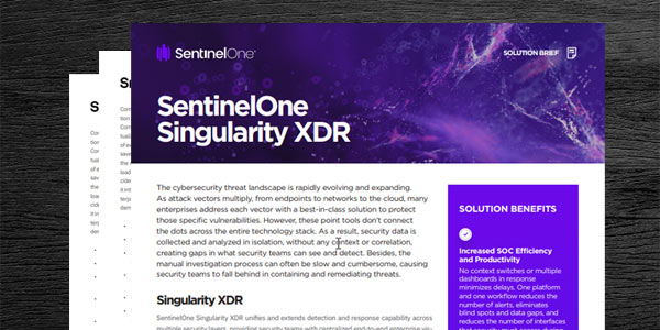 Singularity XDR PDF Thumbnail