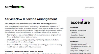 ITSM overview brief thumbnail