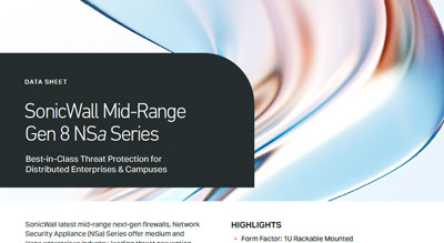 SonicWall Mid-Range Gen 8 NSa Series thumbnail