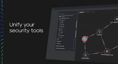 Unify your security tools written besides a computer dashboard