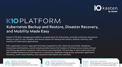 Backup for Kubernetes thumbnail