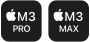 Apple M3 Pro chip or Apple M3 Max chip