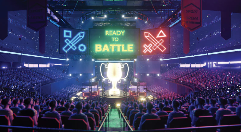 Esports gaming arena