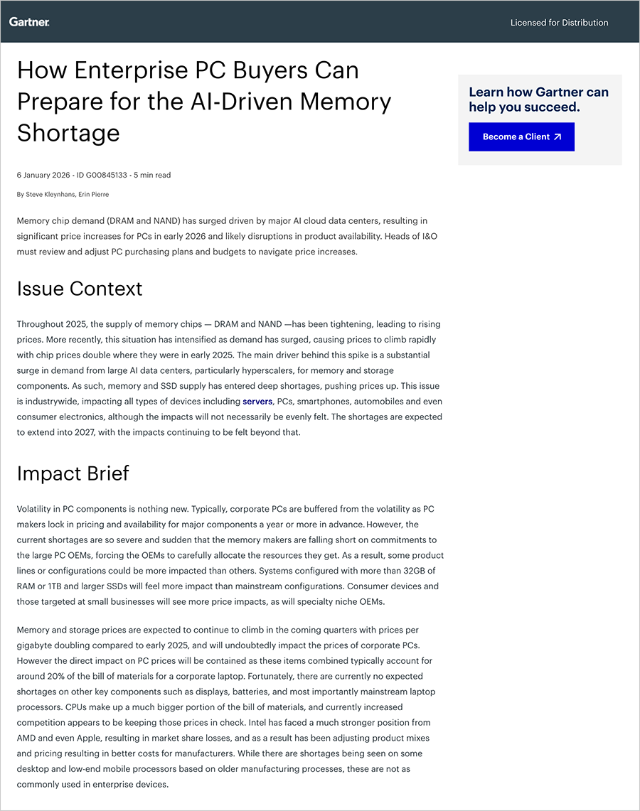 Market Guide for Enterprise Desktops and Laptops