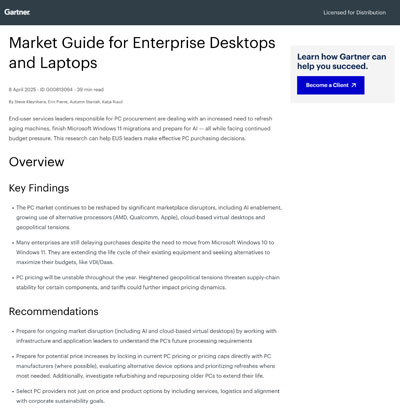 Gartner Market Guide
