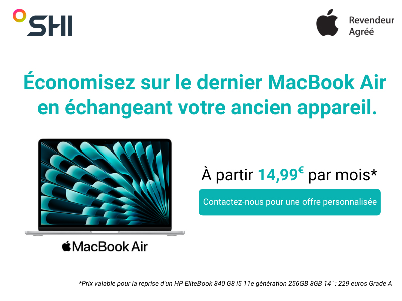 Macbook Air product ad