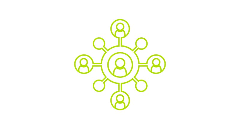 Team collaboration icon