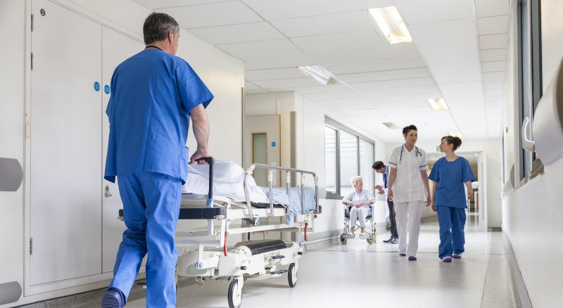 Healthcare Workers in Hospital