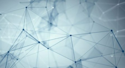 Abstract background with interconnected lines and dots forming a mesmerizing pattern.