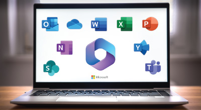 Comparison graphic of Microsoft Office 365 and Google Drive highlighting features and functionalities.
