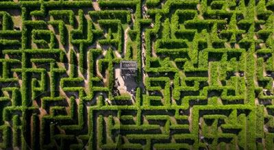 A top down view of a maze, your cyber insurance qualification guide thumbnail