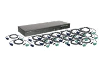 IOGEAR GCS1716KITUTAA 16-Port VGA Combo KVM Swith with USB KVM Cables