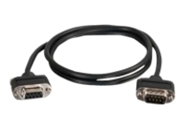 C2G CMG-Rated DB9 Low Profile Cable M-F