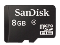 SanDisk Mobile - Flash memory card (microSDHC to SD adapter included)