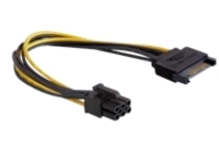 Delock - Stromkabel - SATA-Stromstecker (M) zu 6-poliges PCIe Power (M)