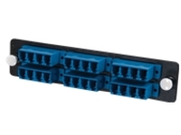 C2G Q-Series Fiber Distribution System 24-STRAND, LC QUAD, PB INSERT, MM/SM, BLUE LC