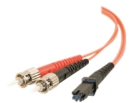 C2G 4m MTRJ-ST 62.5/125 OM1 Duplex Multimode PVC Fiber Optic Cable
