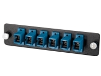 C2G Q-Series Fiber Distribution System 12-STRAND, SC, ZIRCONIA INSERT, SM, BLUE SC - patch panel adapter