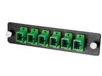 C2G Q-Series Fiber Distribution System 12-STRAND, SC, ZIRCONIA INSERT, SM, APC, GREEN SC