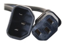 C2G 12ft 18 AWG Computer Power Extension Cord IEC320C14 to IEC320C13 TAA