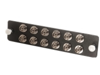 C2G Q-Series Fiber Distribution System 24-STRAND, FC, ZIRCONIA INSERT, SM FC