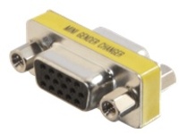 C2G HD15 VGA F/F Mini Gender Changer (Coupler)