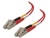 C2G 1m LC-LC 50/125 OM2 Duplex Multimode Fiber Optic Cable - Plenum CMP-Rated - Red - patch cable - 1 m - red